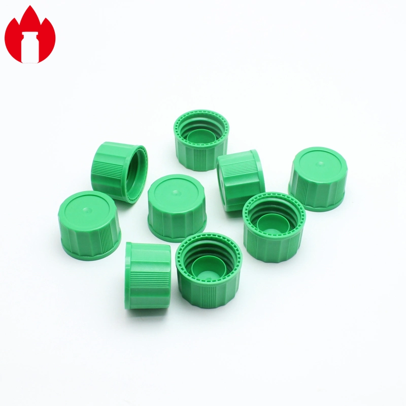 Customizable Red White Black Blue Green Screw Plastic Cap PP Cap with Glassket for Vials Bottles