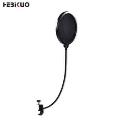 Großhandel/Lieferant Studio Hohe Qualität Dual Layer Custom Mikrofon Pop Filter Mit Gänsehalsausschnitt