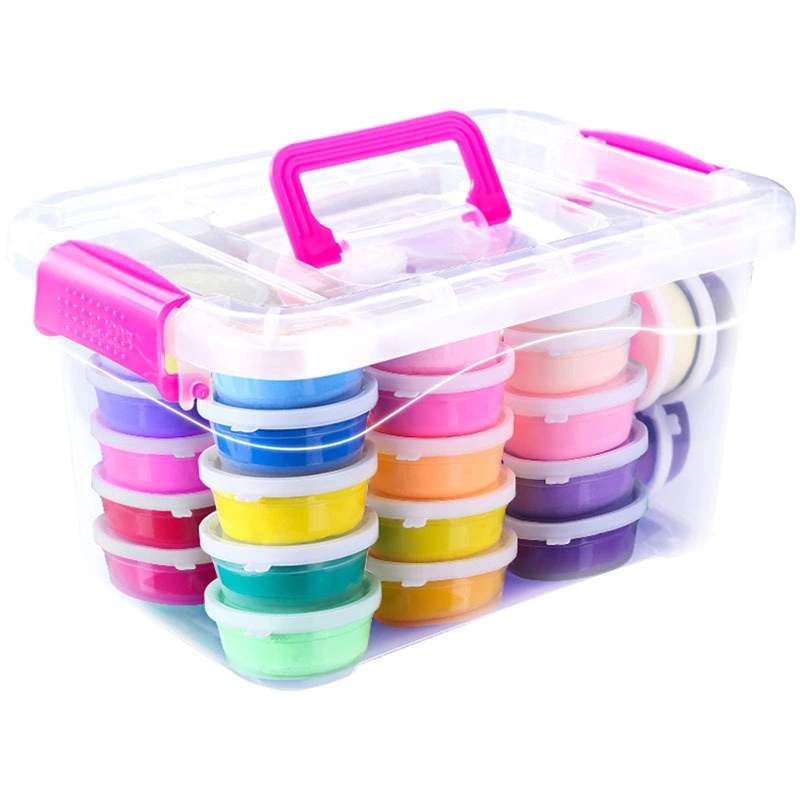 Ultra Light Clay Multi-Color Non-Toxic Rubber Storage Box Set Children's Toys