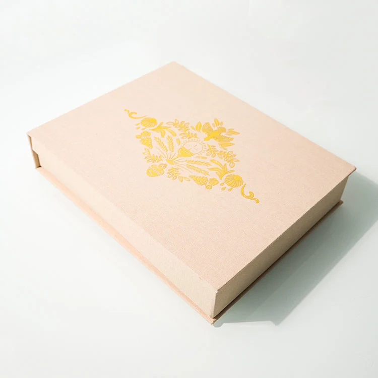 Diseño personalizado de oro de lujo Clamshell Cuadrado de cartón de la tapa de caja de regalo frasco de perfume perfume cajas de embalaje
