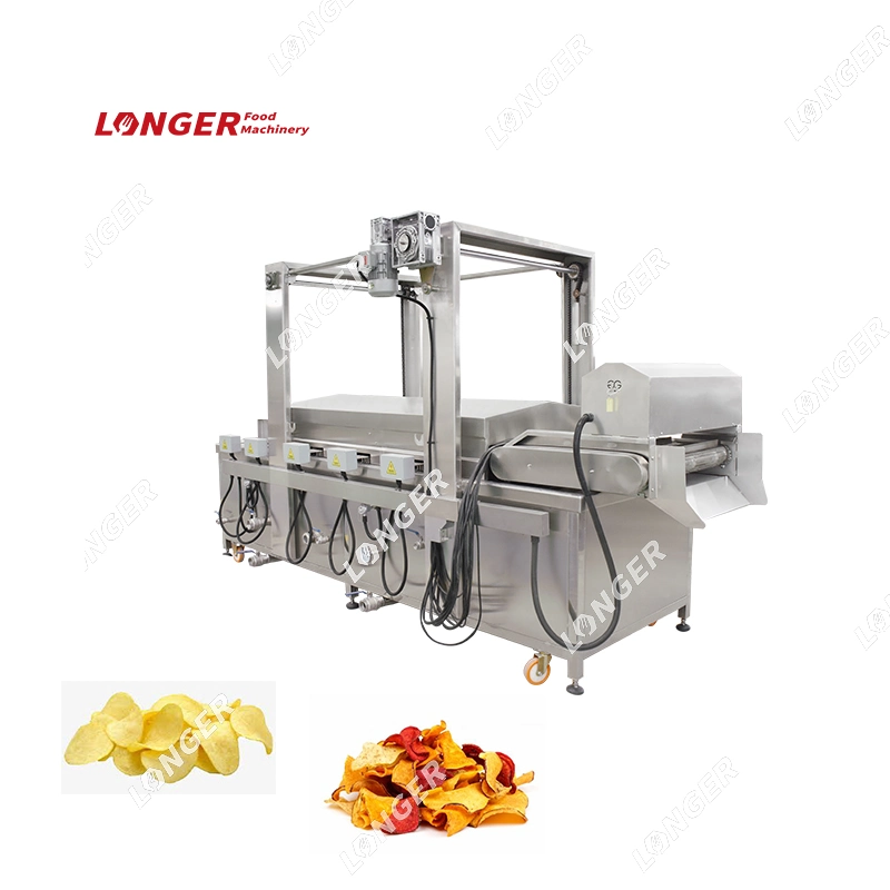 Automatische Crispy Potato Chips Herstellung Maschine Pringle Produktionslinie Snack Lebensmittelmaschine