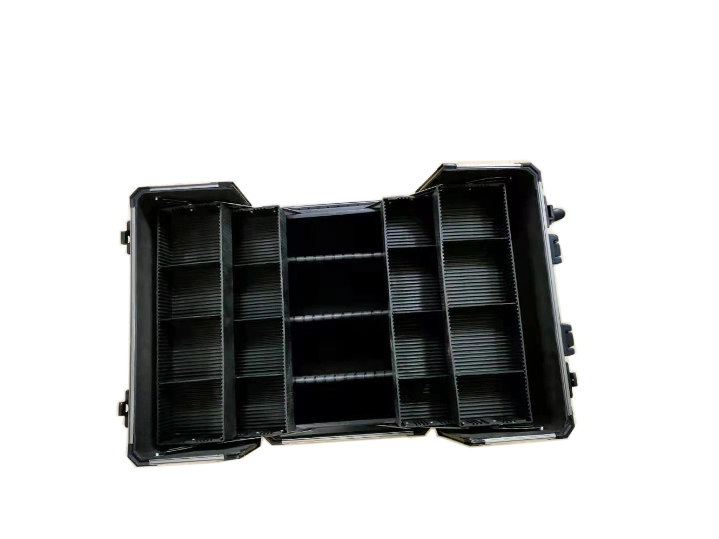 Exclusive Double Open Hard Aluminum Profile Household Toolbox for Repairing