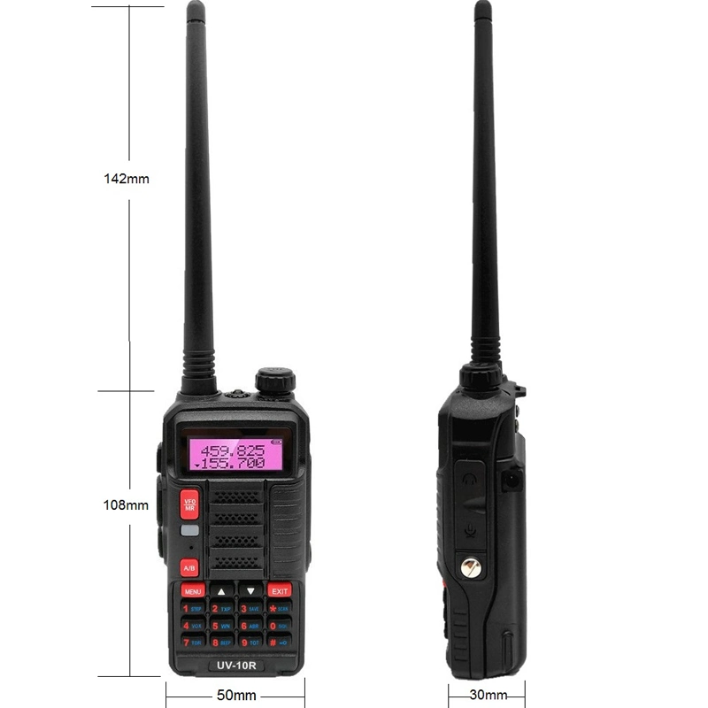 Hot-Selling Baofeng Walkie Talkie UV de alta potencia de 10km de Radio Plus 10R de doble banda Baofeng-10r Talkies Walkies UV UV10R16 Baofeng además de un tr-818Radio bidireccional UV