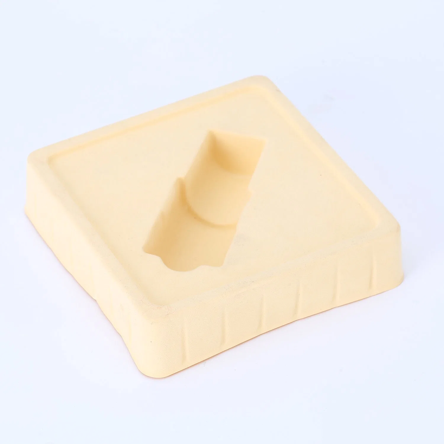 High-End Beige PS Flocking Blister Inner Tray for Health Care Packaging