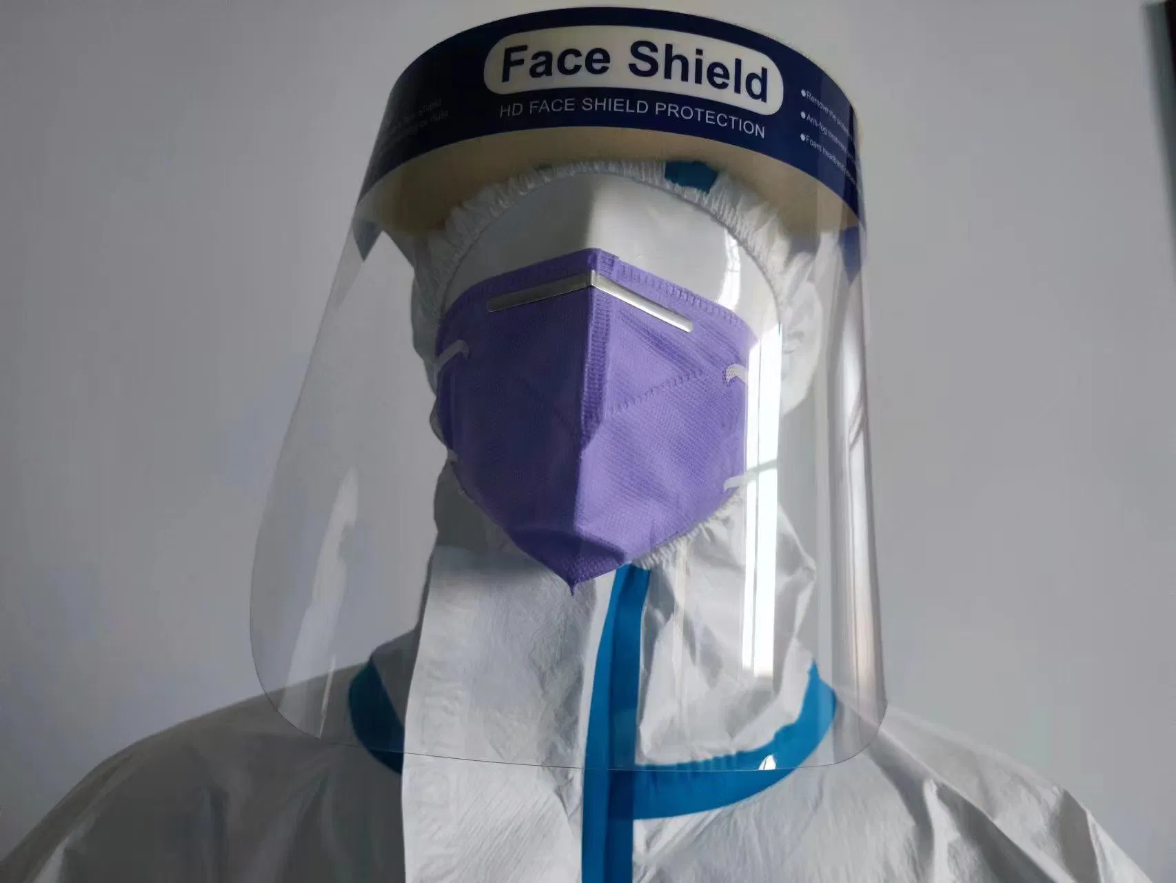 Transparent Klar Anti-Spraying Liquid Face Shield Schutztier