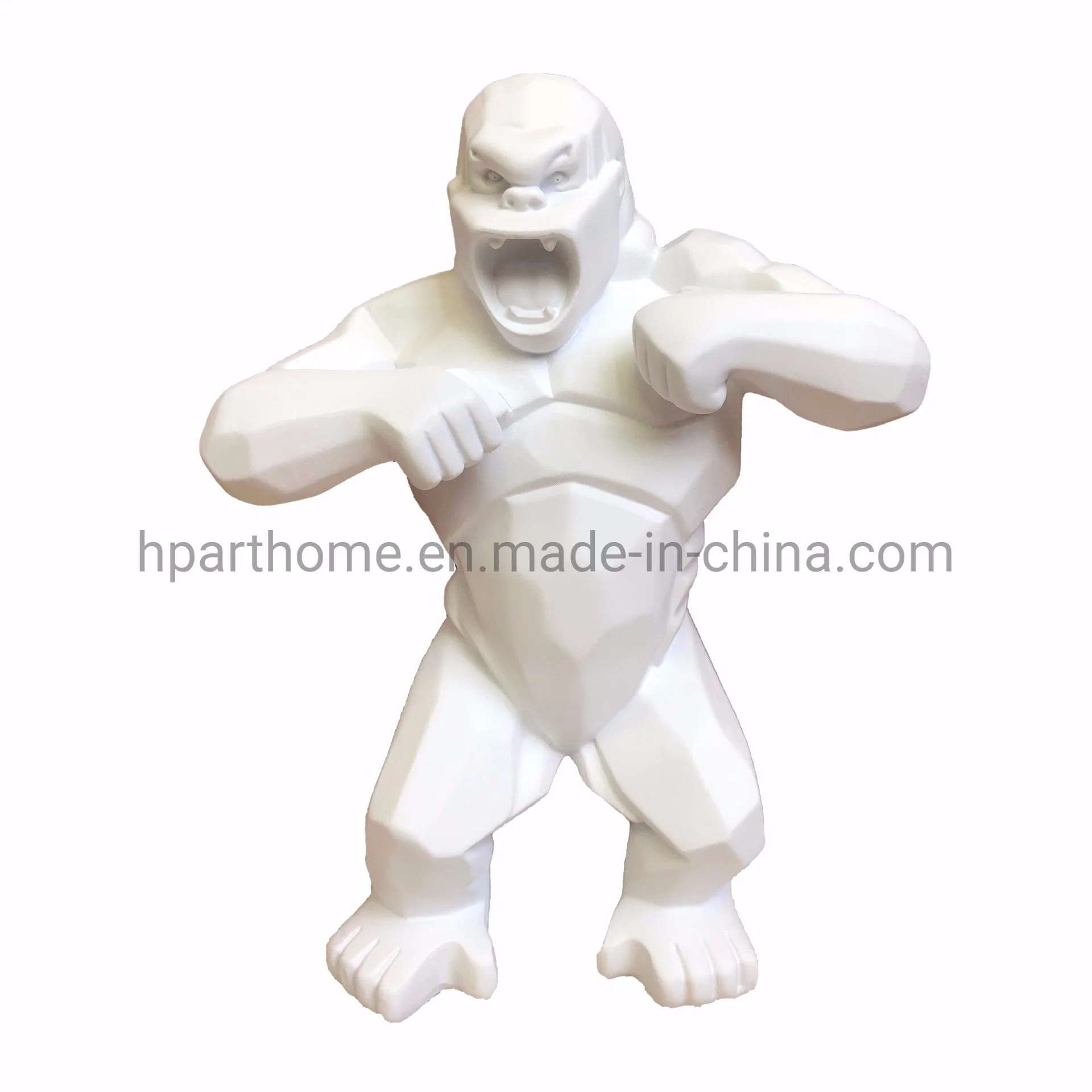 Artificial Standing Kingkong Polyresin Statue Decor Resin Toy