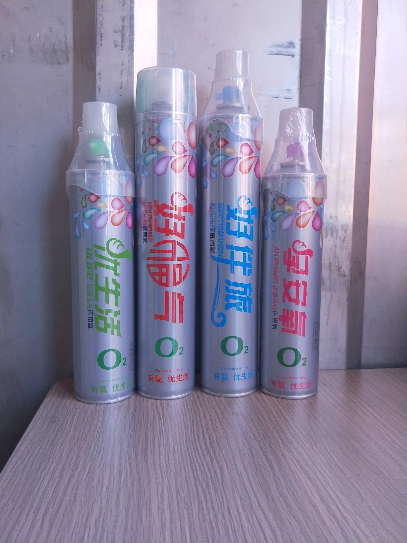 Hot Sale 0.6L/0.8L/1L Home Use Medical Oxygen Gas Can