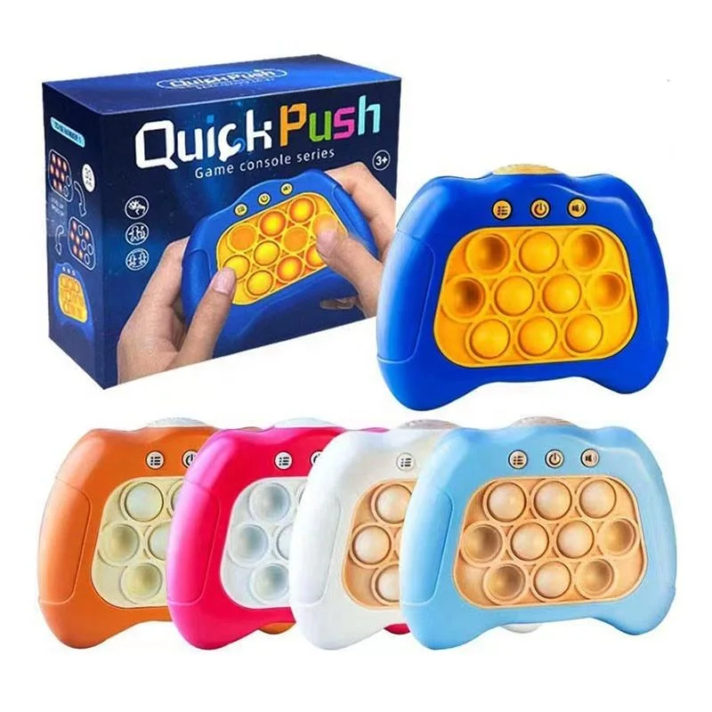 Funny Light Up Push Bubble Puzzle Electronic Memory Popping Game