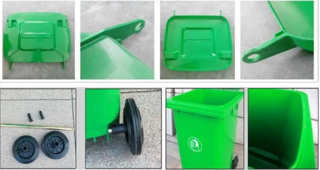 120L Outdoor Public Street Medical Hospital Recycle Pedal HDPE Dustbin Mobile/Rubbish/Wheelie/Waste/Trash Plastic Garbage Bin