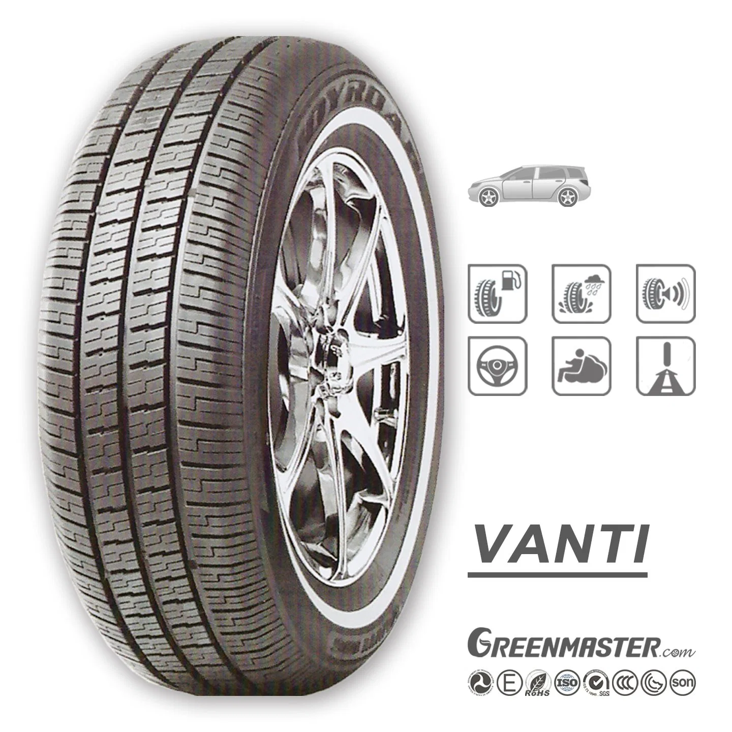 الإطار بالجملة، الإطار المطاطي، الإطار نصف قطري 205/40r17 205/45r17 205/50r17