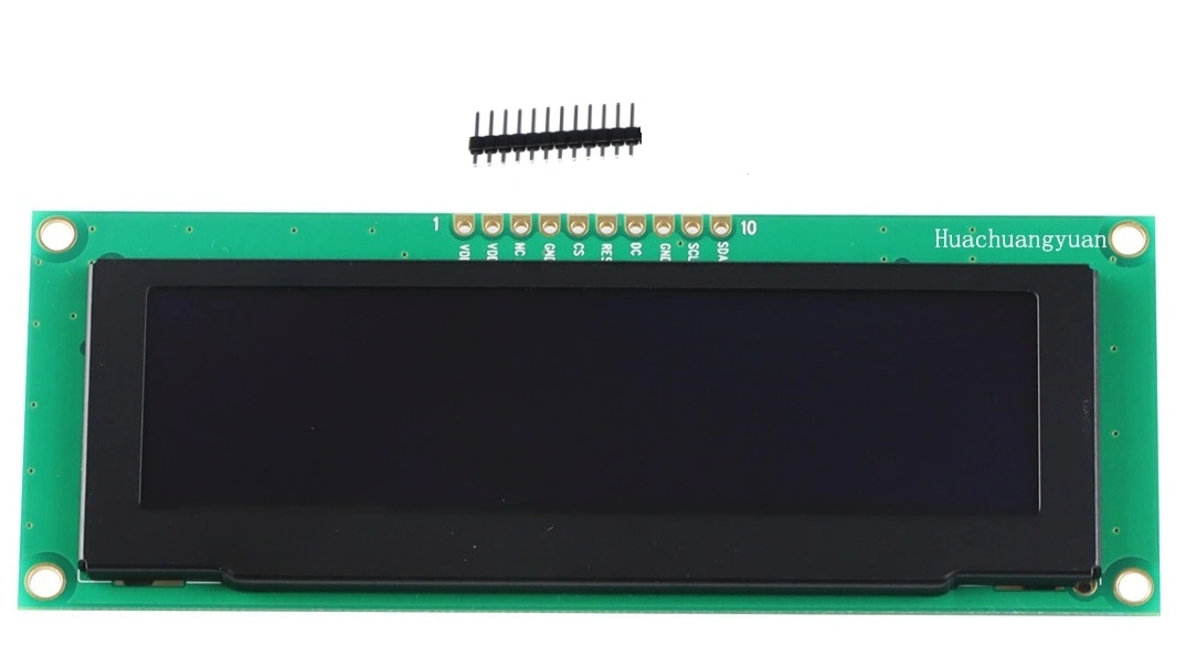 Módulo de 3.12 pulgadas OLED 256x64 de resolución, para fines médicos, instrumentos y otras aplicaciones.