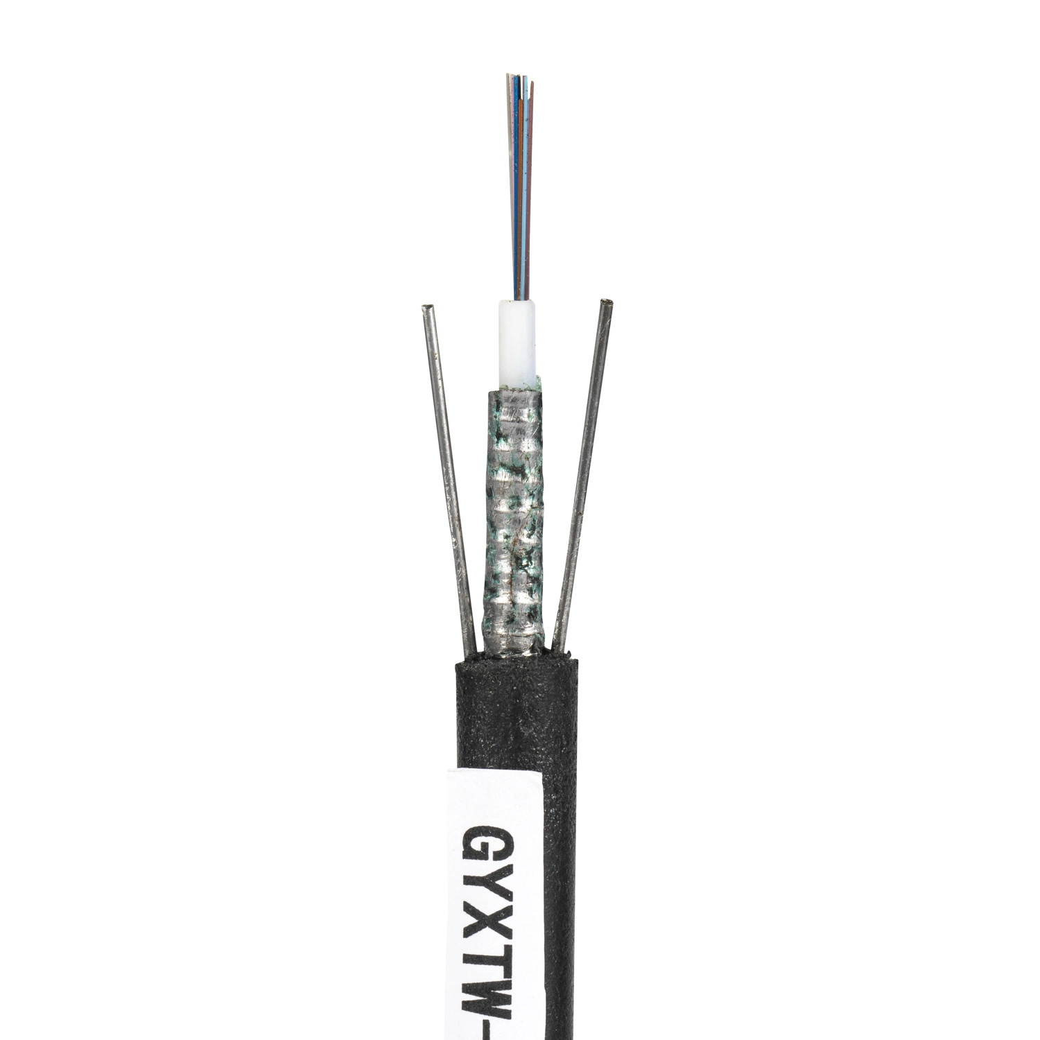 Hersteller 2core 6core 12core Flat Drop Kabel Gyfxtby Outdoor Overhead Singlemode-Lwl-Kabel Glasfaserkabel Kommunikationskabel