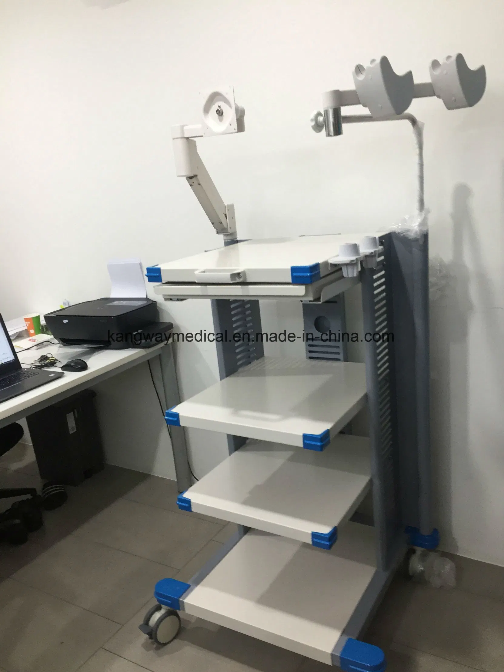 Medical Computer Endoscopy Carts Endoscope Trolley Hospital Furniture