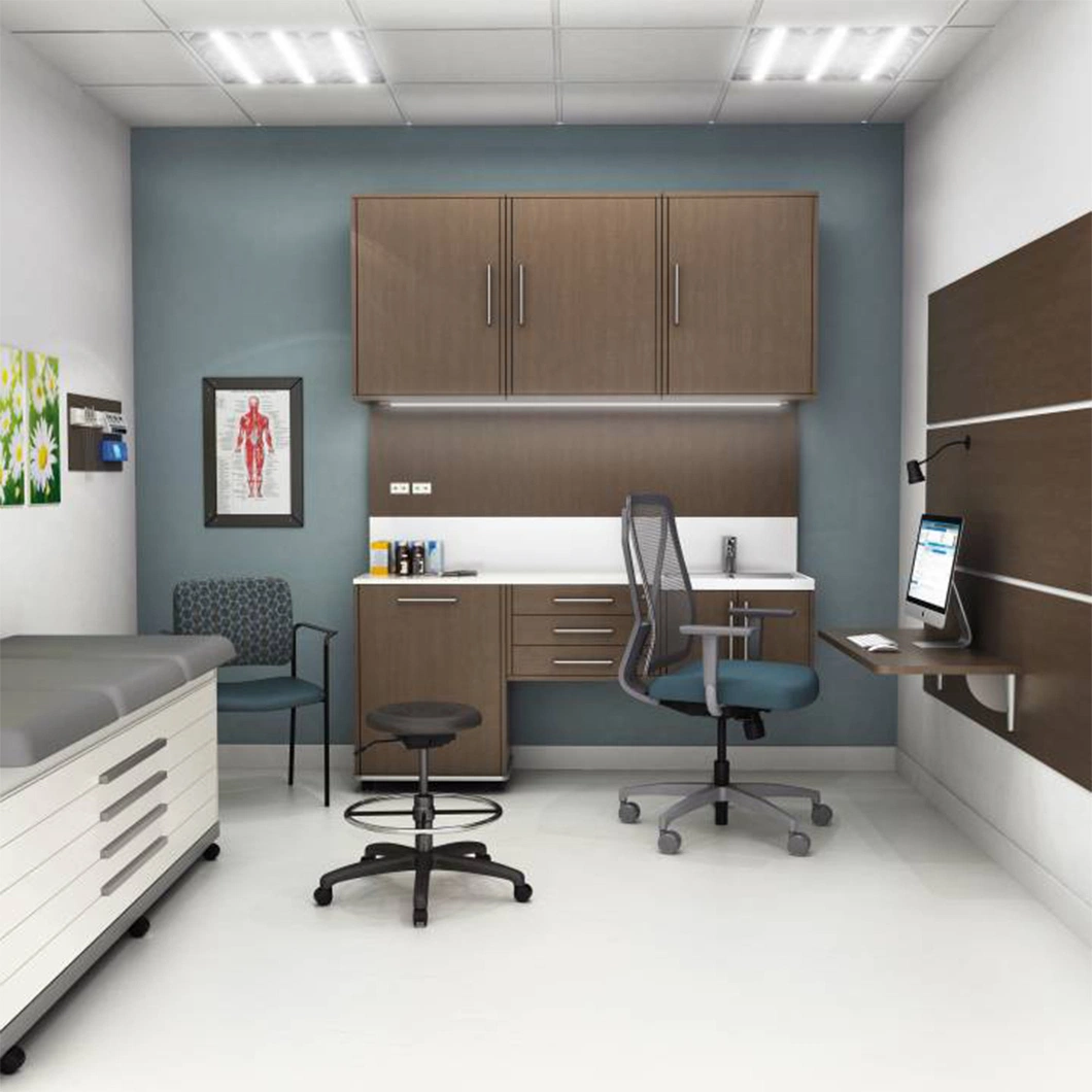 Medical Contract Healthcare Storage Furniture Design Used in Exam and Patient Room Hospital Cabinets