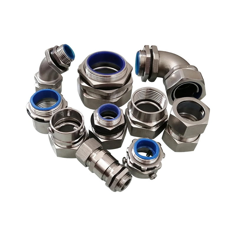 SS316 Flexible Conduit Fittings G4" Liquid Tight Connectors in Stock