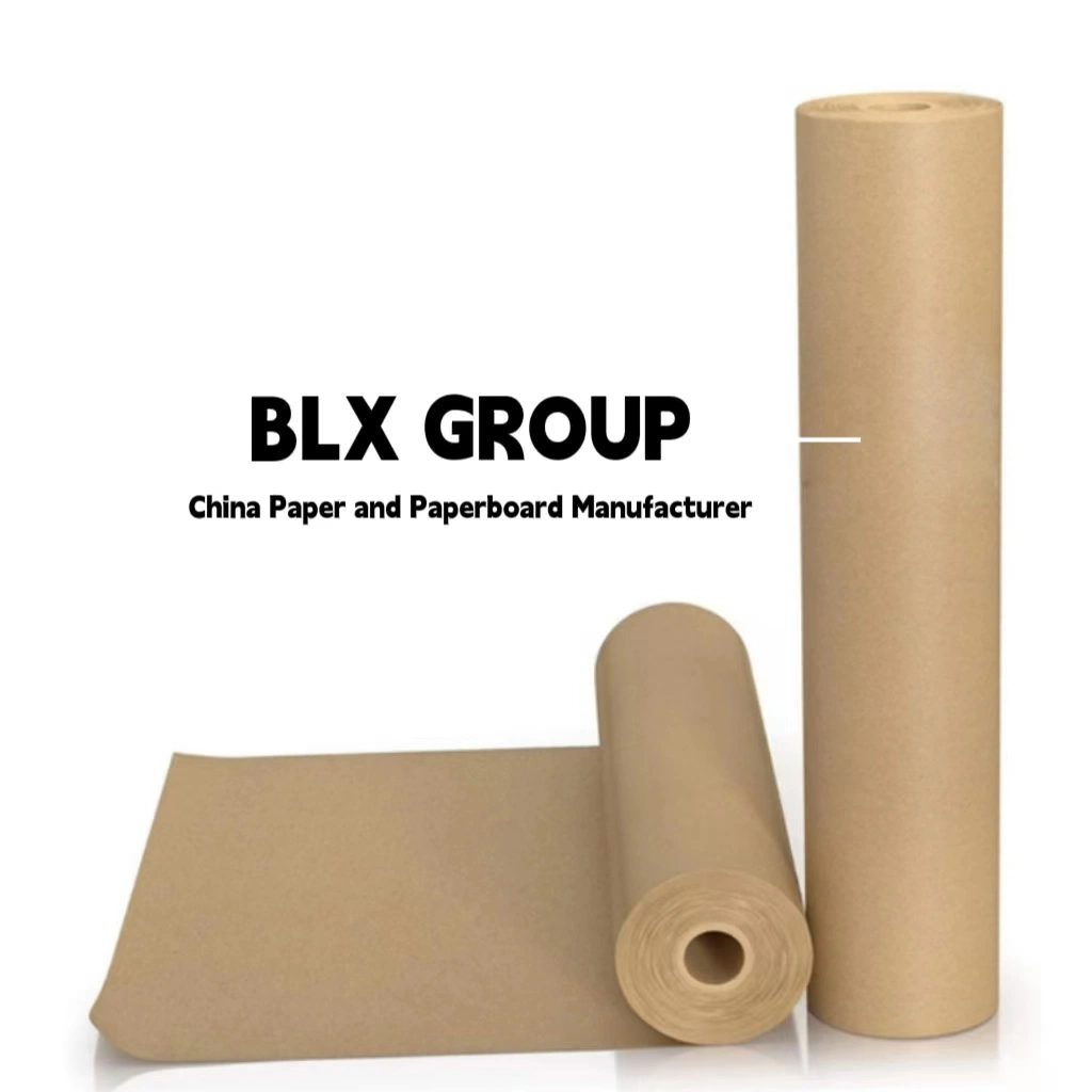 Customized Roll Sizes Brown Kraft Paper for Gifts Wrapping Packing Paper