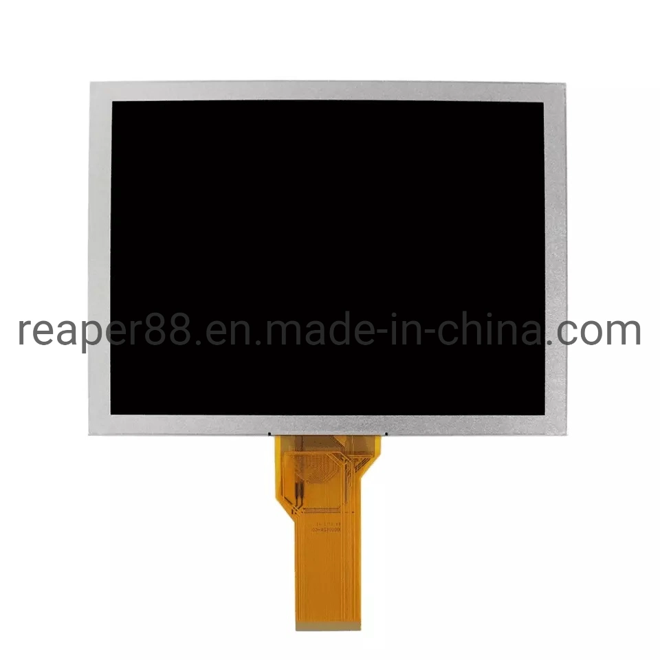 8 pulgadas de pantalla LCD de pantalla Tn Resolución 800x600 4/3 la relación de aspecto de 50 clavijas RGB/interfaz TTL