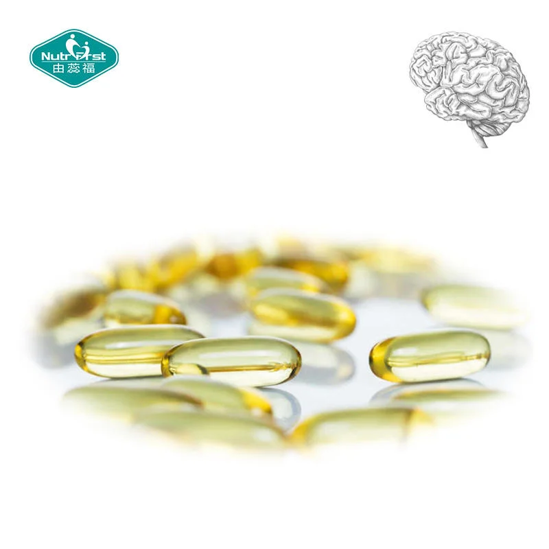 Gehirn schützen Herz-Kreislauf-Booster Healthcare Supplement OEM Private Label Hala Omega 3 Weichgel Fischöl EPA DHA Softgel Omega-3 Kapsel