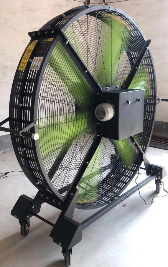 Xo-12 Hot Sell Fitness Equipment Low Speed Big High Volume Ventilation Electric Fans Big Industrial Mobile Fan for Club