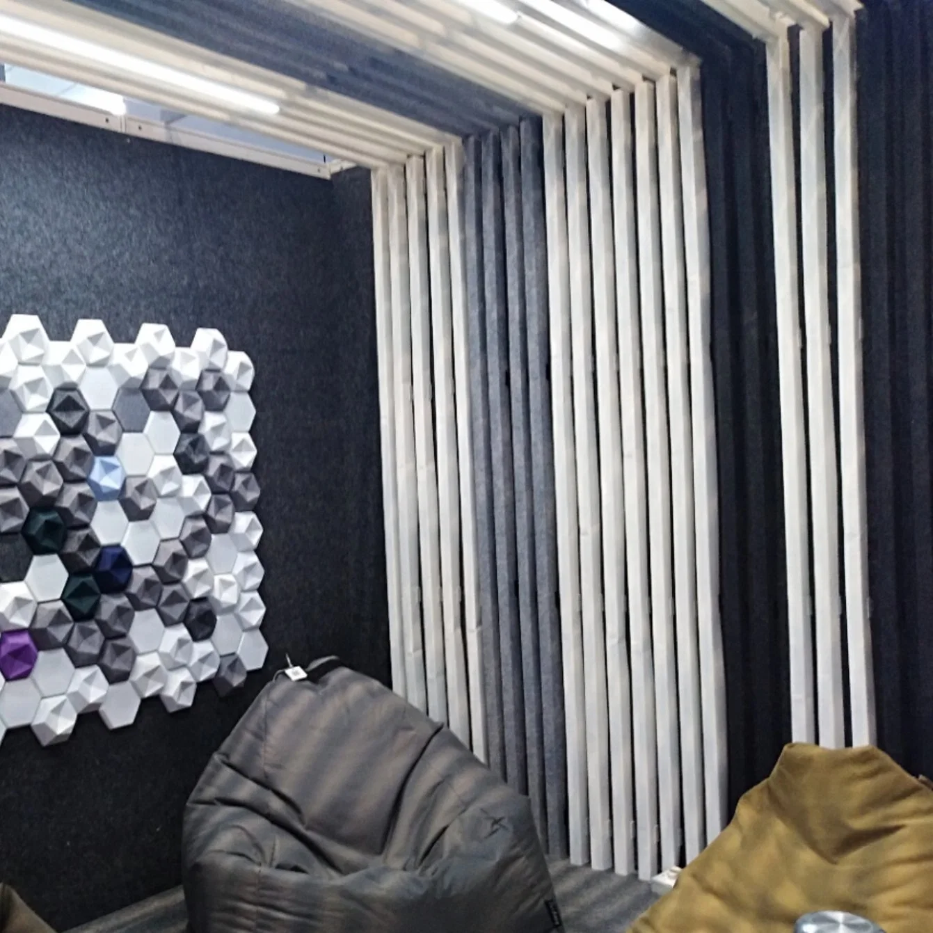 Customizable 3D Wall Panel Polyester Fiber Pet Panel Ceiling Edgy Acoustic Board