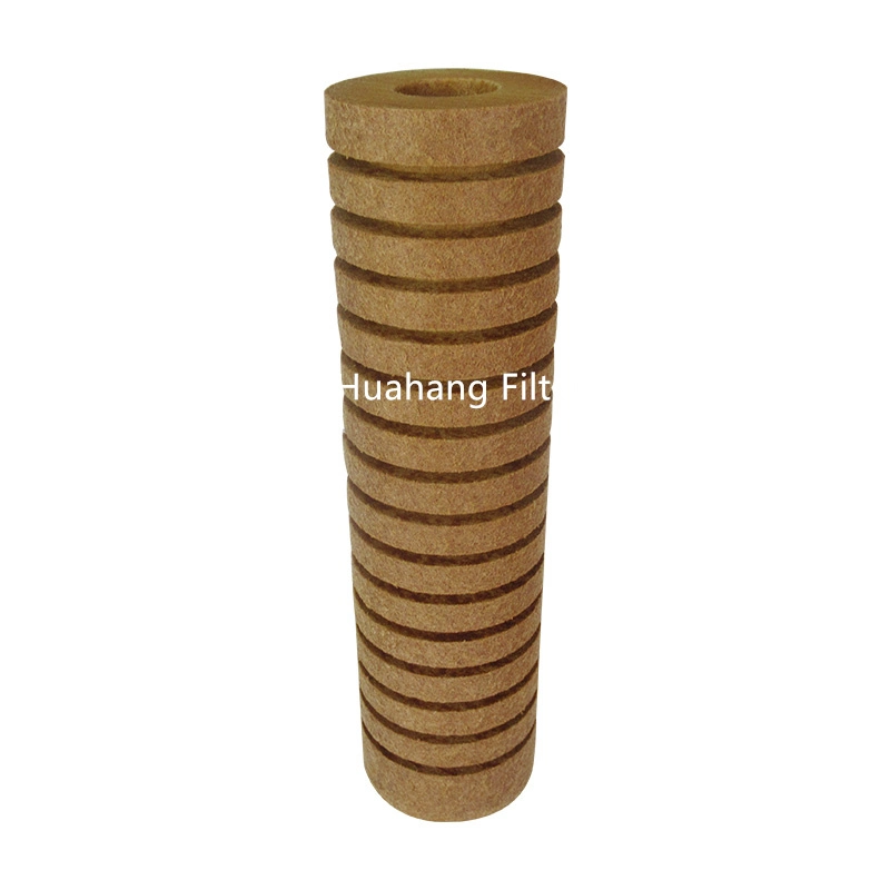 Huahang 1 5 10 micron Phenolic resin filter cartridge for paint and ink