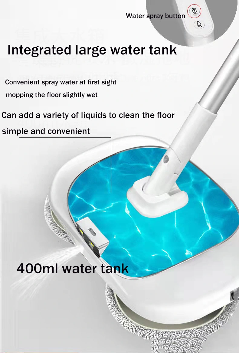 Top Quality Wet and Dry Household Portable Electric Cordless Floor Cleaner Mop