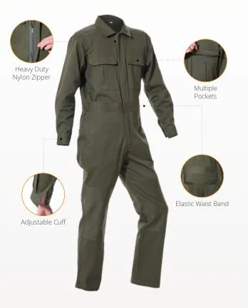 Manufacturer 100% Cotton Tc CVC Security Workwear with Fr Flame Retardant Fabric