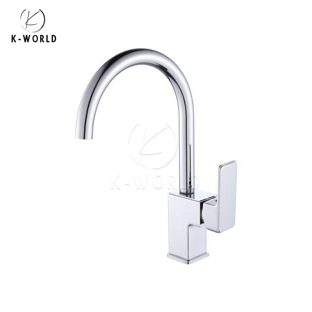 K-World Small Moon Series Chrome Kitchen Tap torneira amostra de fábrica Cozinha preta disponível torneira de cozinha preta anti-escaldante China Cozinha zinco Torneira