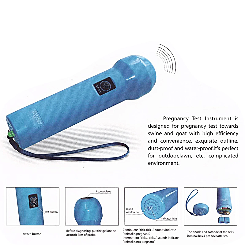 Hc-R054 Portable Mini Veterinary Pregnancy Scannertest Instrument for Pig Sheep Animals Use