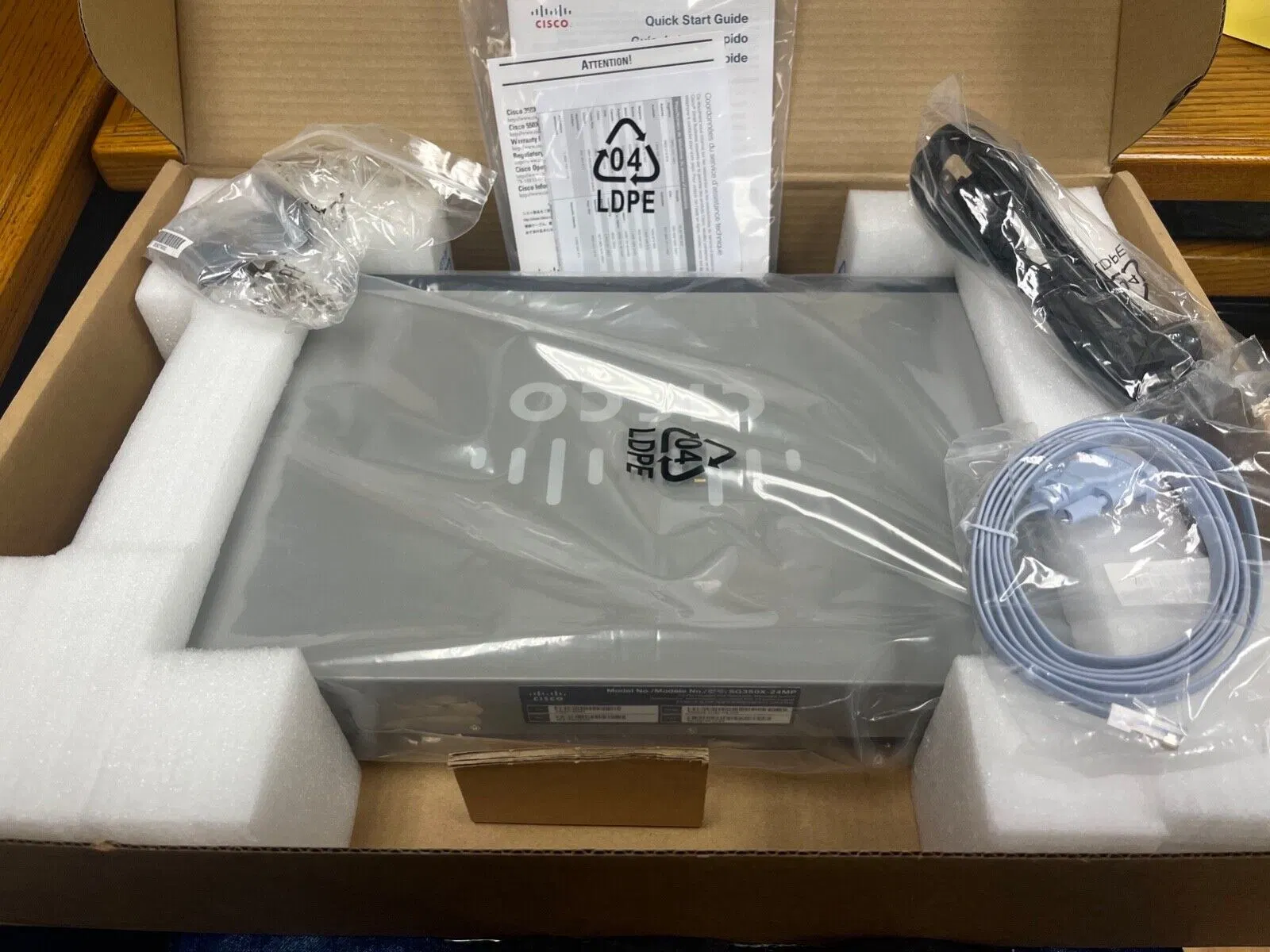 Cisco Sg350X-24p Stackable Managed Switch Sg350X-24p-K9 Sealed Box