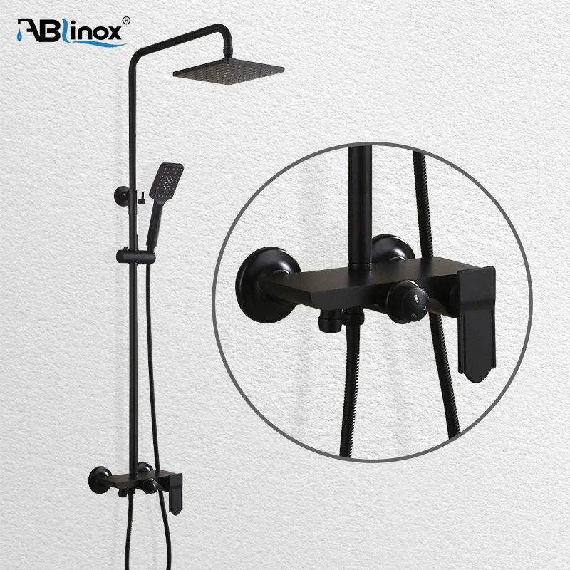 Ablinox Faucets Factory 304 Brushed Stainless Steel Bathroom Diverter Valve Faucet Accessories