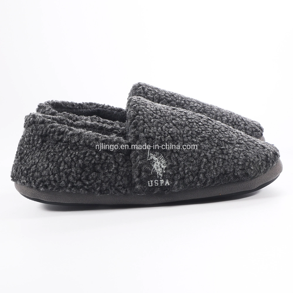 Women Warm and Non-Slip Thickening Leisure Indoor Winter Plush Slide Slippers Home Cozy Shoes