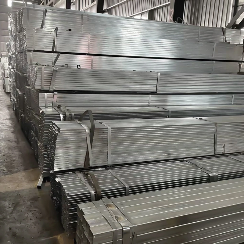 80x80mm cuadrado de acero galvanizado hierro Gi de tubos