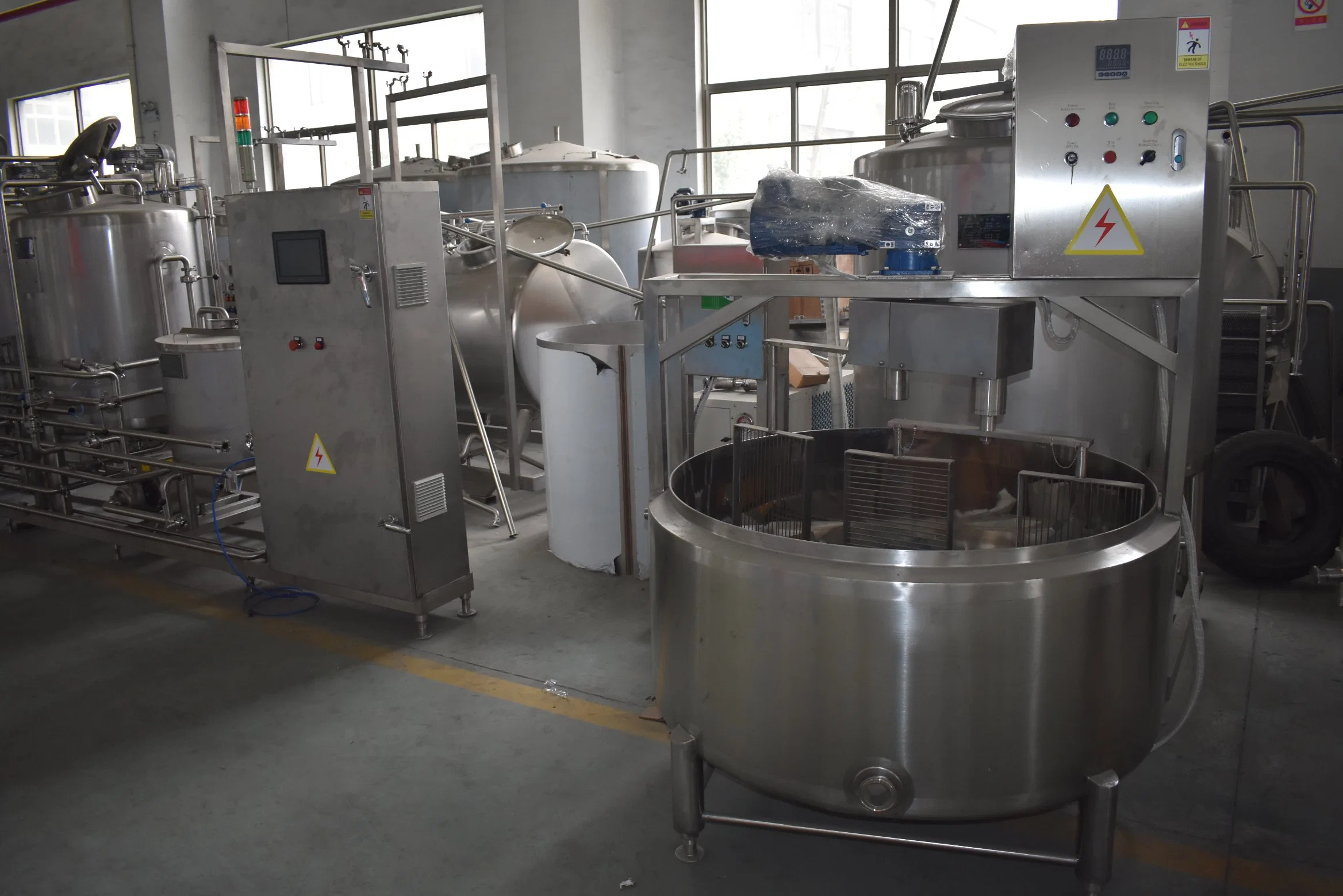 2022 The Latest Large Safe and Efficient Milk Cheese Making Tank for Fresh Milk