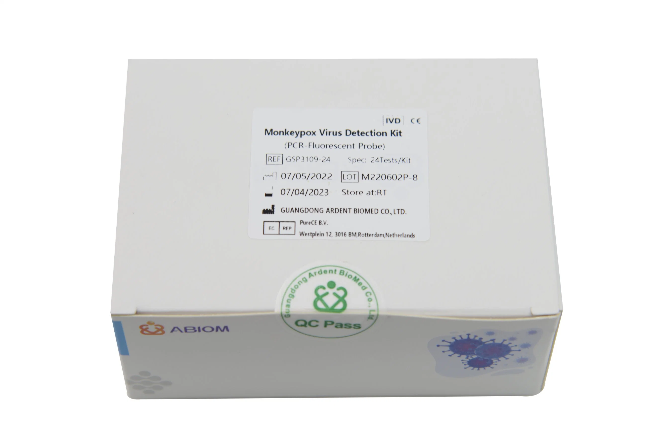 Real-Time PCR Rapid Antigen Monkeypox Detection Kit Ith CE