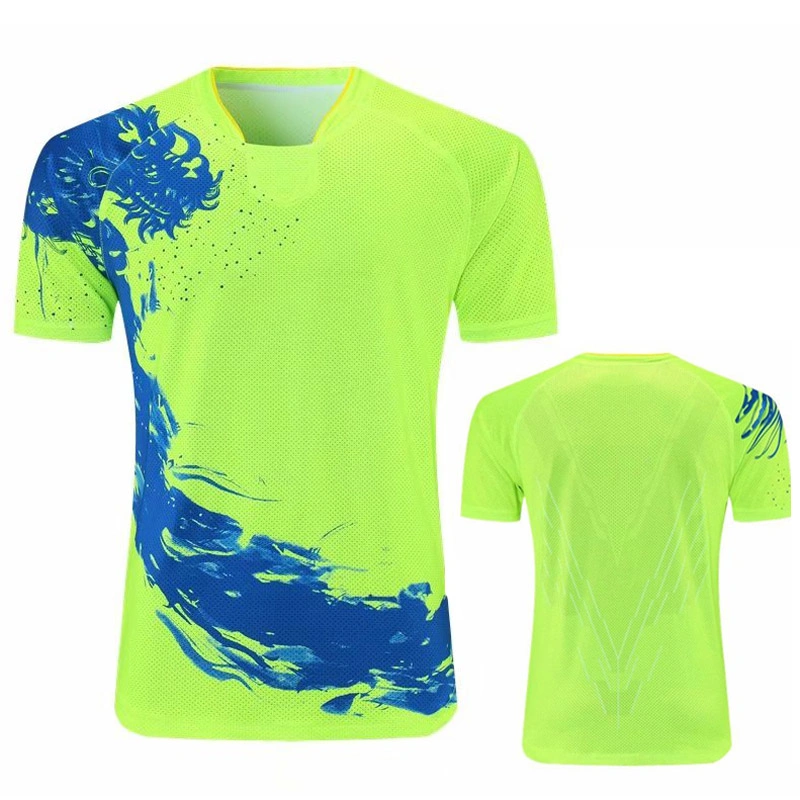 Exercise Training T Women V Neck Badminton 3D Short Sleeves Summer Running Table Tennis Volleyball Team Yoga Shirts