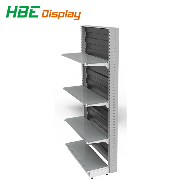 Stability High Weight Capacity Stylish 4shelf Rust Proof Steel Commercial Grocery Shelf