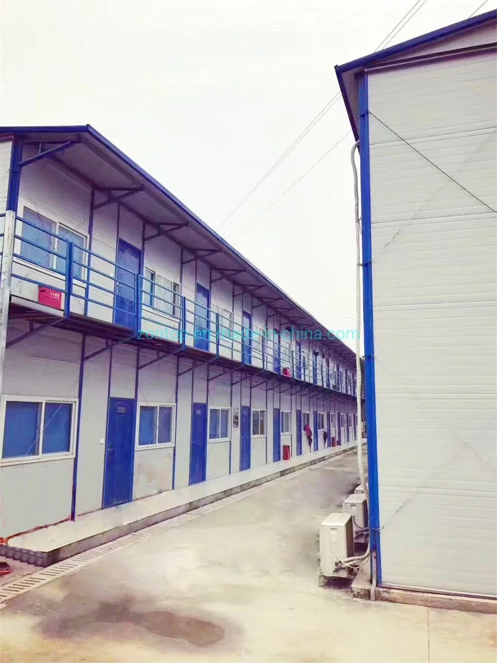 Low Cost Sandwich Panel House K Type Steel Prefab House for Hotel Hospital School