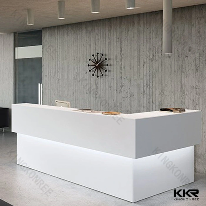 Marble Stone Office Furniture Reception Desk