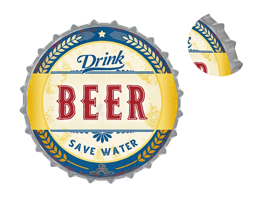 2023 Drink Beer Save Water Wall Hanging Sign