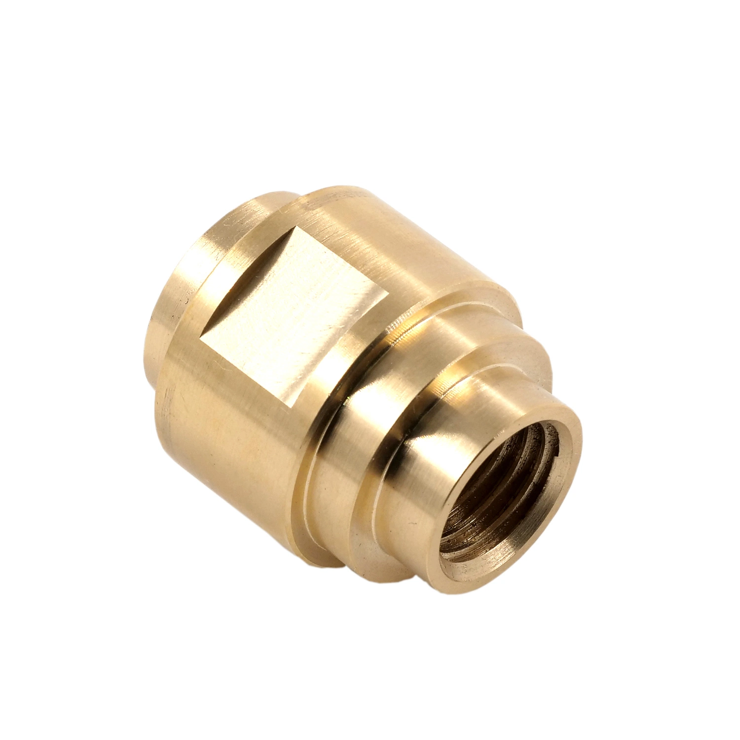 CNC Machining Turning Part Custom Male Female Sanitary Plumbing Parts Brass Nipple Joint Reducer Bushing Pipe Fittings