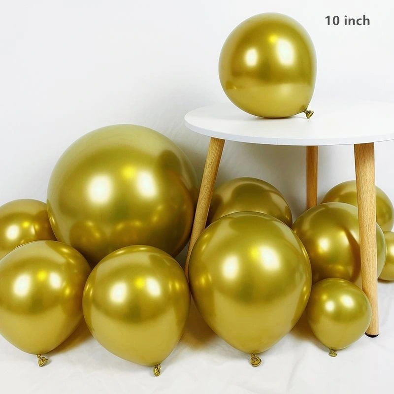 5/ 10/ 12/ 18/36 Inch Metal Round Balloon Gold, Pink Balloon