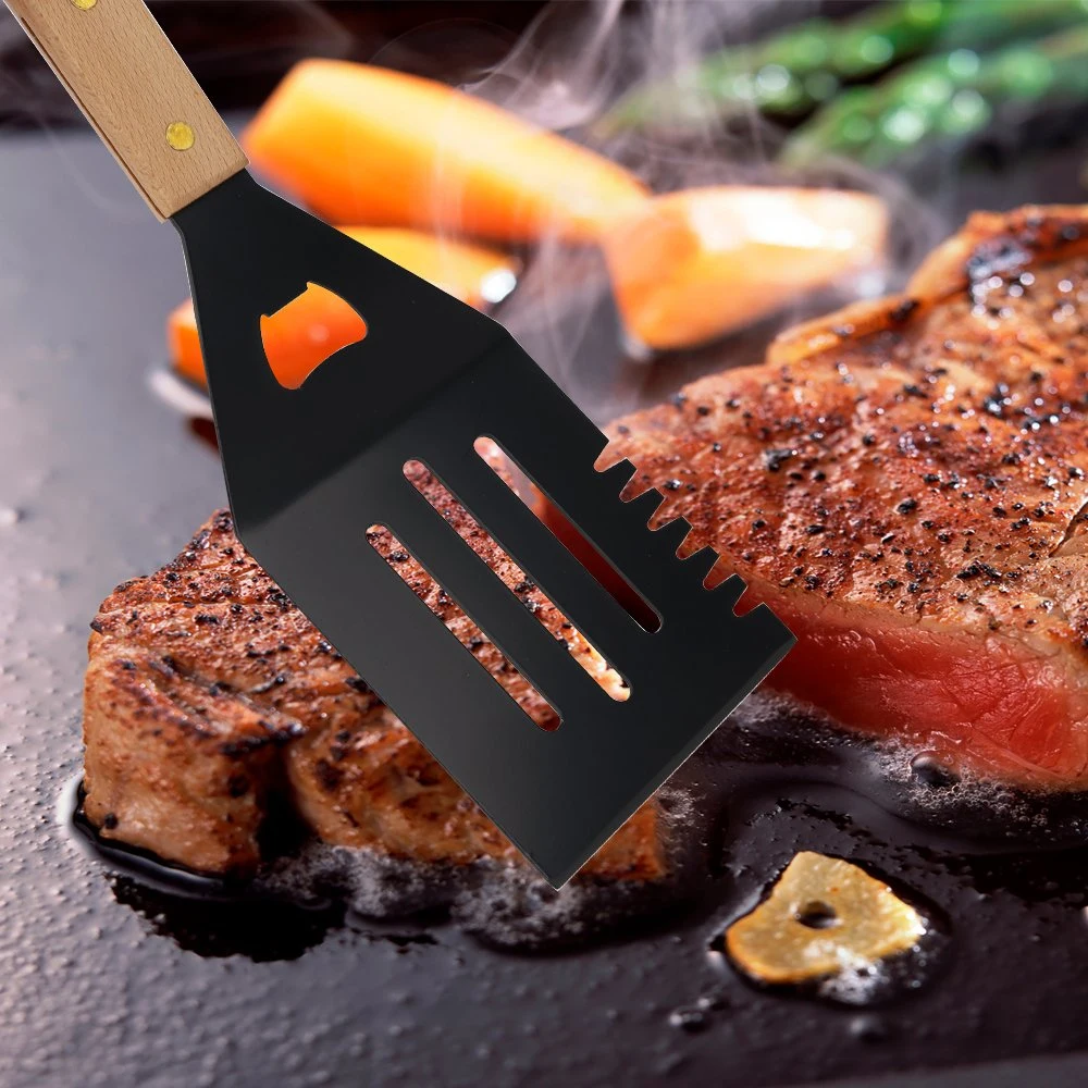 Kitchencare BBQ Grill Werkzeug-Set Grillzubehör Werkzeuge Edelstahl Grillwerkzeug