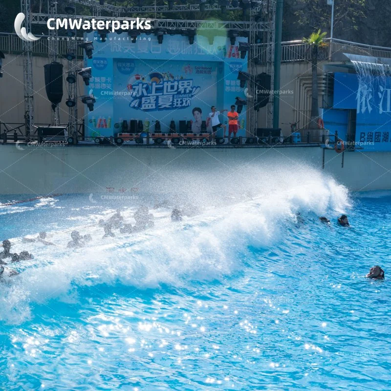 Parque acuático de diversiones comercial piscina de olas del Tsunami de vacío piscina de olas de equipo la máquina