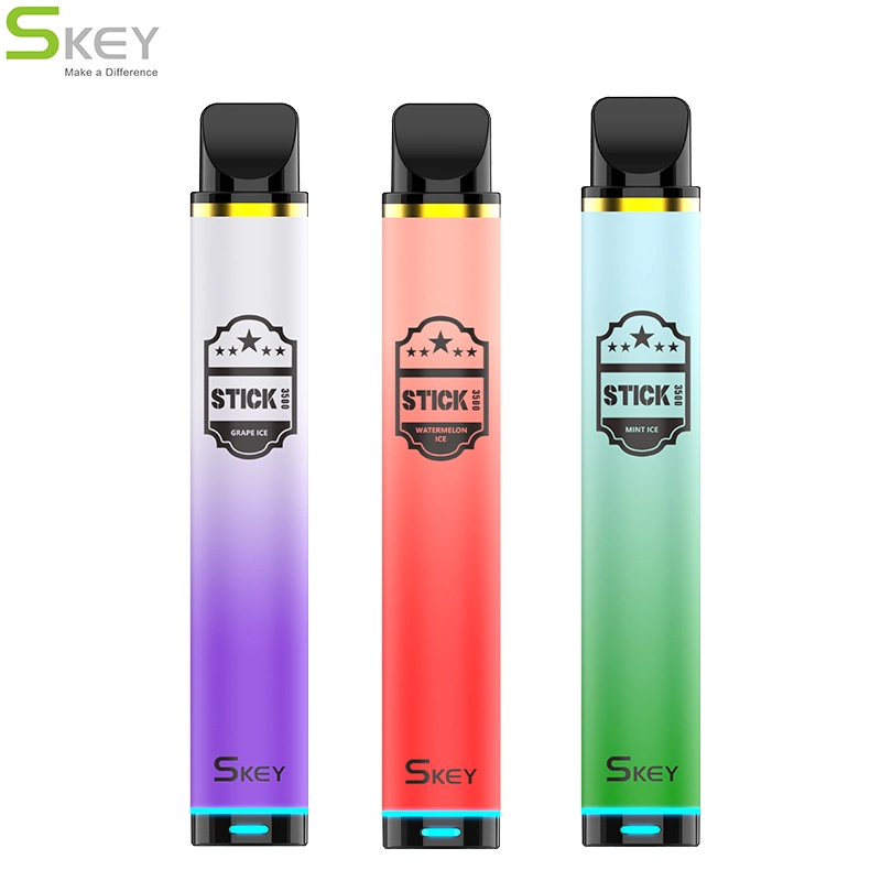 Skey Stick 3500puffs 10,5ml bobine en maille jetable électronique ecigarette Vape Périphérique stylet