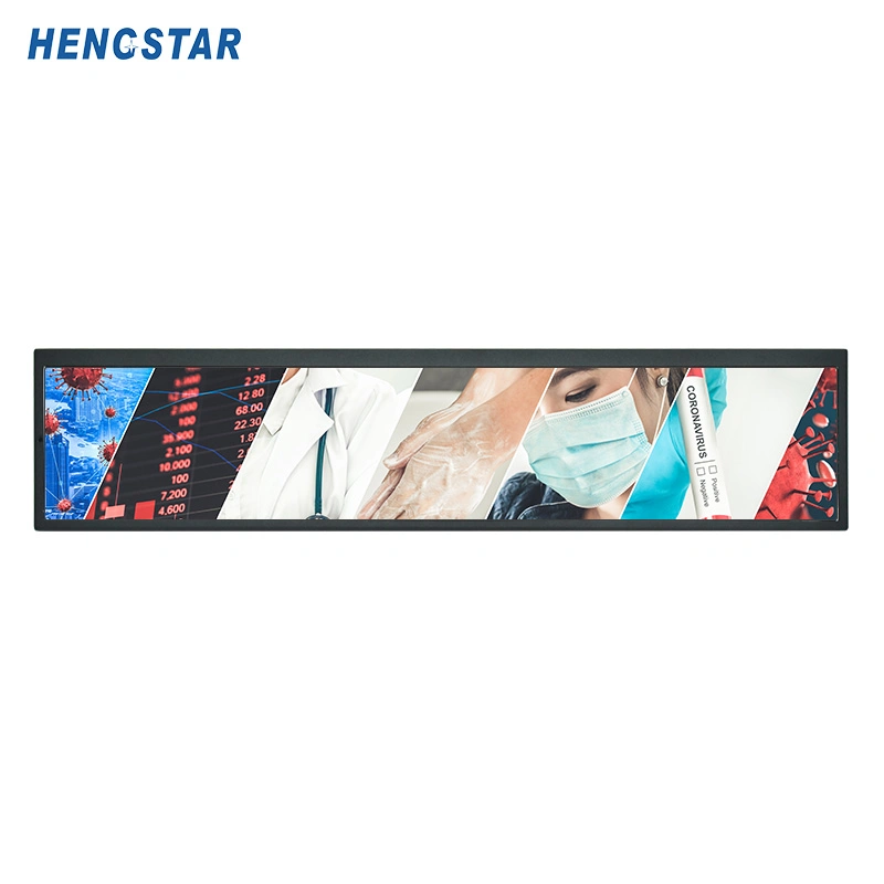 24 Inch Stretched LCD Advertising Digital Signage Display Monitor