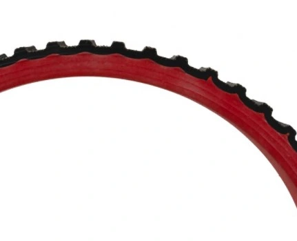 Rubber Belt L Type Red Rubber Coating Milling Machine Timing Belt for Packing Machine
