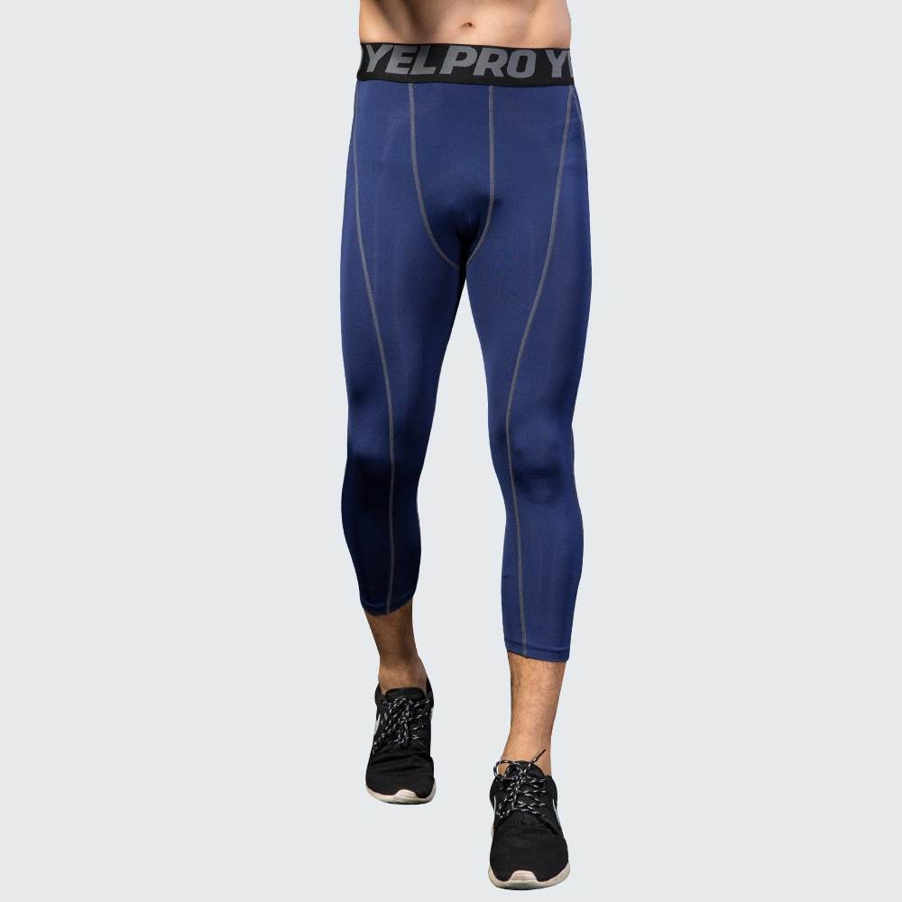 Pantalones deportivos elásticos transpirables de secado rápido para hombre con leggings de entrenamiento PRO Fitness