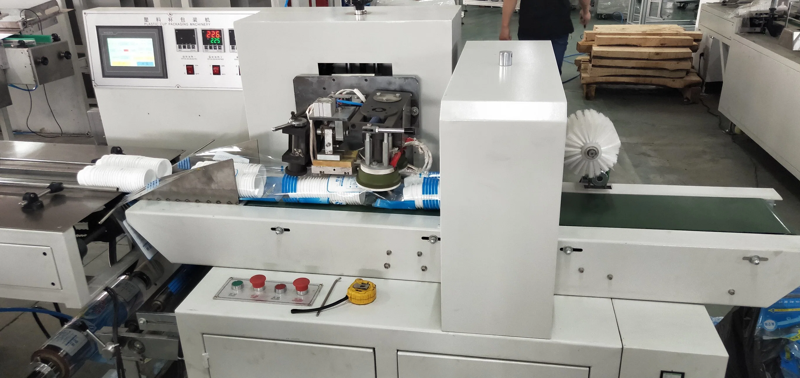 Disposable Paper Cup Stack Packing Machine