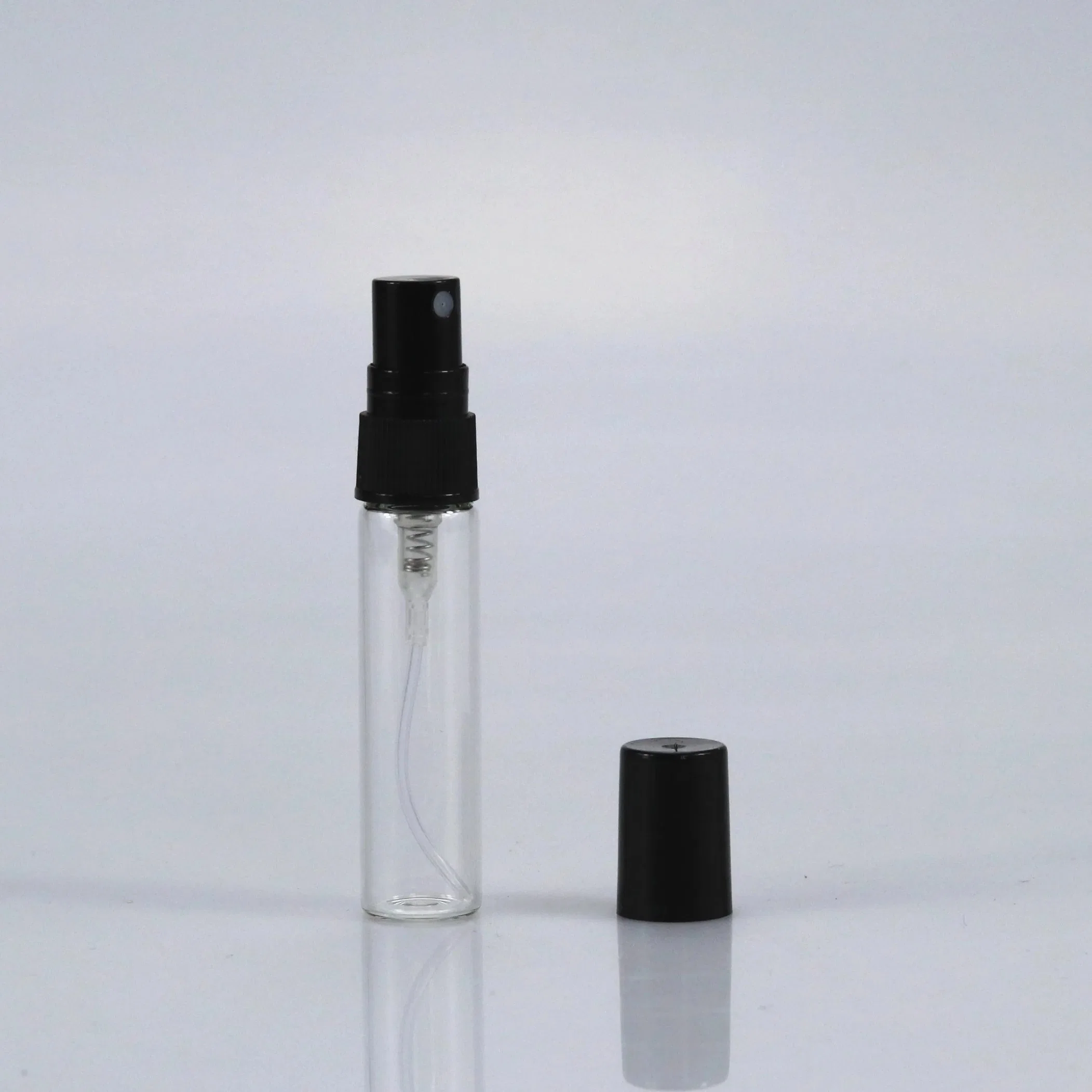 New Style 2ml 3ml 5ml 10ml All Clear Glass Perfume Bottles Travel Spray Sample Bottle Cosmetic Packaging with Pump